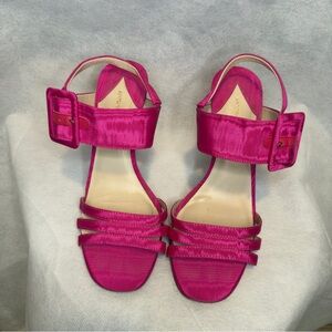 Antonio Melani Vaidenia Skippie Pink Heels Dress Sandals Size 9
